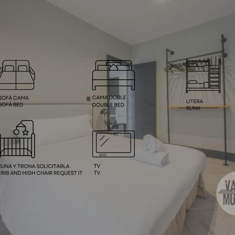 Amazing Bajo para 5pax en La Latina-Centro de Madrid E2 - Apartment - 13