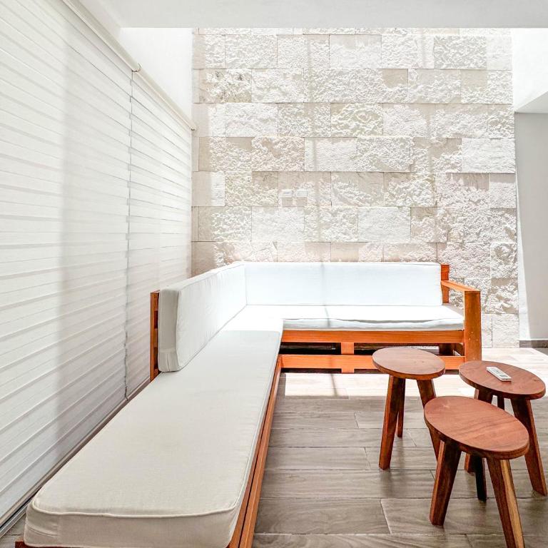 Puerto Morelos Home pool wonderful common area - Apartment - 81