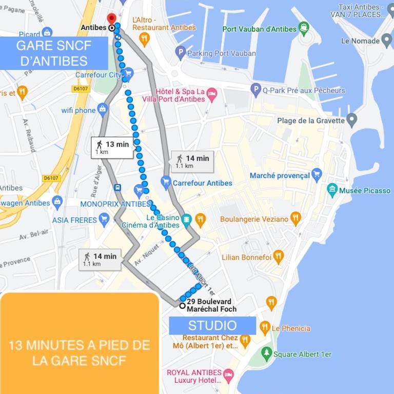 PWS Antibes, Provence-Alpes-Côte-d'azur, Studio - Apartamento de 1 dormitorio - 3