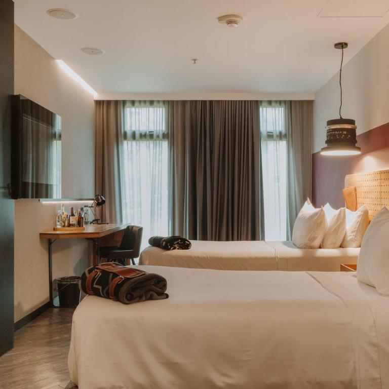 The Click Clack Hotel Medellín - Habitación Doble Estándar - 2 camas - 3