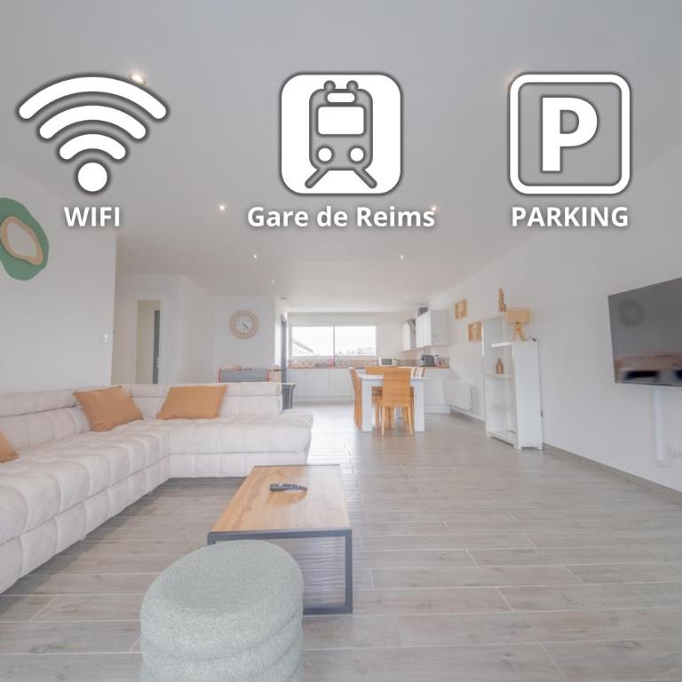 Le Trianon - Parking Privé - Appartement 3 Chambres avec Balcon - 1