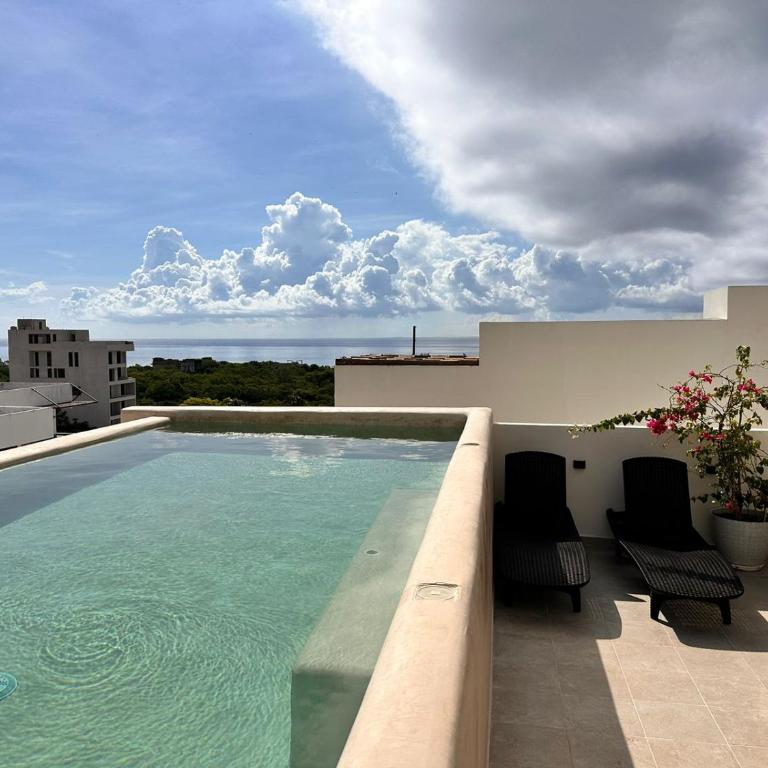 Suite privada Deluxe Itzamna playa - Apartamento Estudio - 16