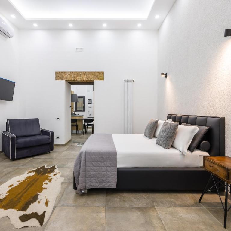 Industrial Apartment 2 Camere 2 Bagni Palazzo Mormando Napoli Centro Storico - Appartamento con 2 Camere da Letto e Balcone - 10