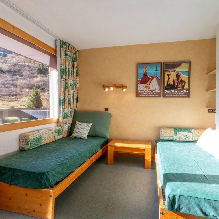 Studio divisible 27m², 4 lits simples, balcon, skis aux pieds, proche commerces, Laitelet, Méribel - FR-1-355-16 - Studio - 2
