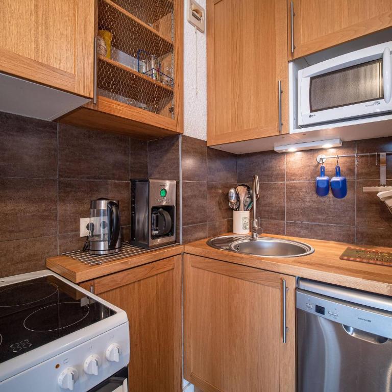 Charmant 2P rénové - Pistes à 0m, commerces à 80m, ESF à 350m - Crève Coeur, Valmorel - FR-1-356-370 - Appartement (4 Adultes) - 4