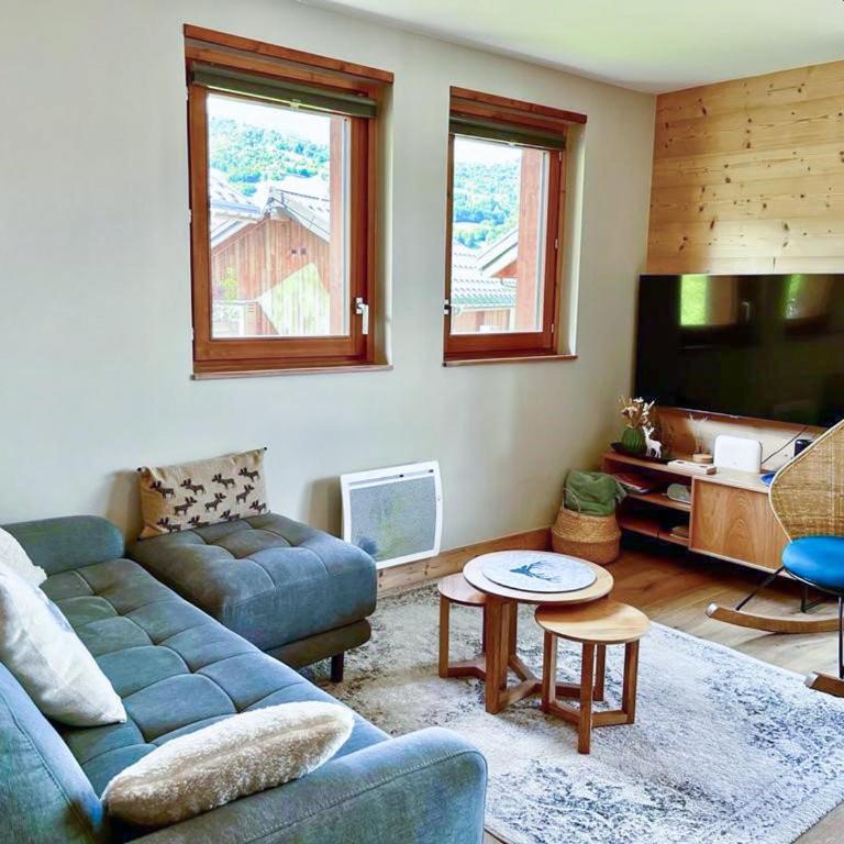 Chalet 3* Valmorel, skis aux pieds, 3 chambres, parking, WIFI - FR-1-356-401 - Chalet - 7