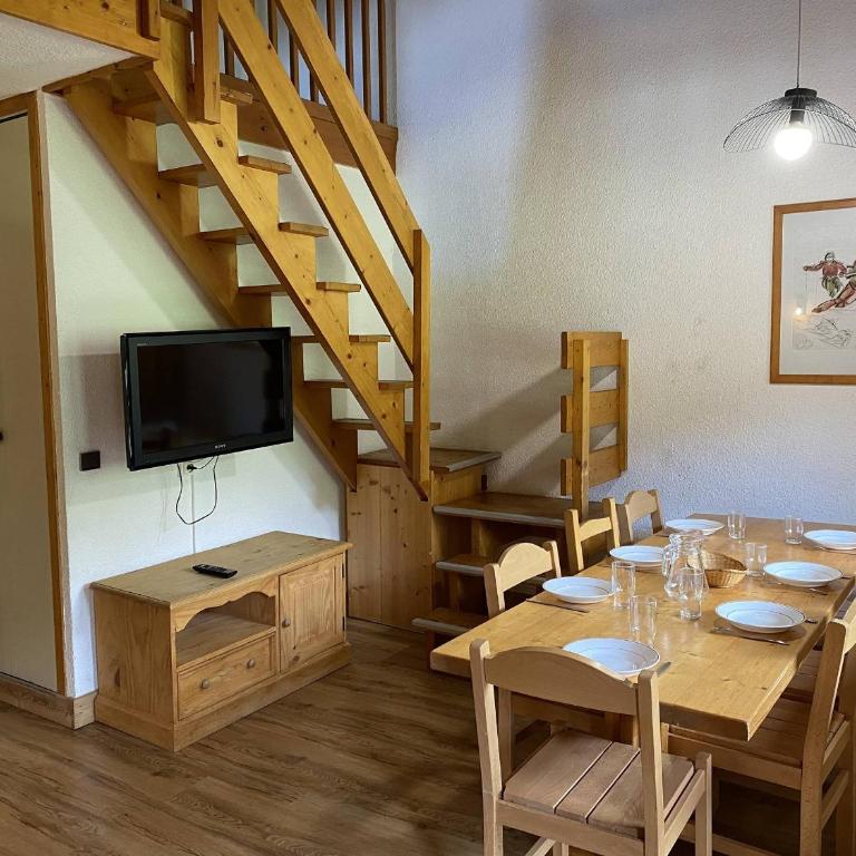 Duplex spacieux 3P à 20m des pistes, idéal famille, balcon, casier à skis - Appartement 1 Chambre - 4