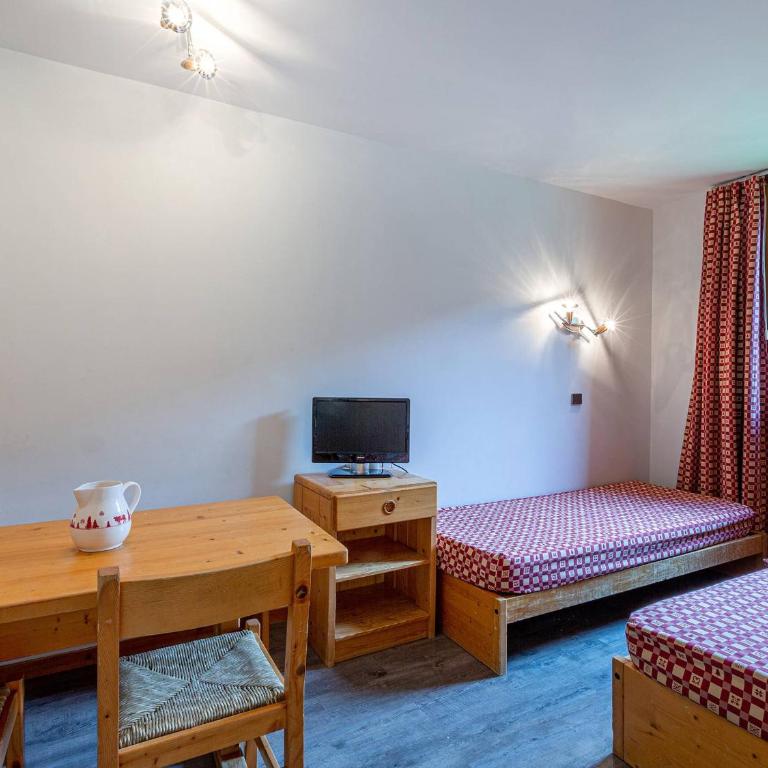 Studio ski-in/ski-out, balcon sud, cuisine équipée, 4 pers, animaux ok - FR-1-356-274 - Estudio - 5