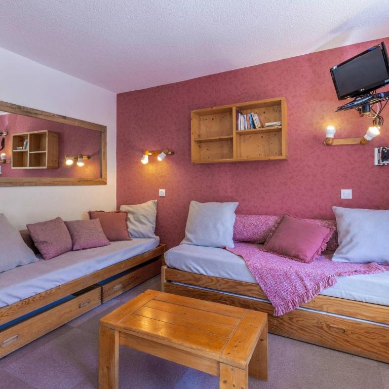 2P au pied des pistes, 2 balcons, lumineux, proche école de ski et commerces, animaux permis - FR-1-356-301 - Apartamento (4 adultos) - 1