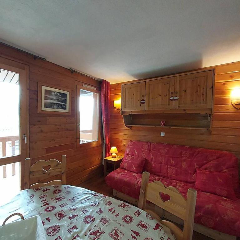 Studio divisible avec coin montagne, au pied des pistes, balcon, 4 pers - FR-1-356-427 - Apartamento - 2