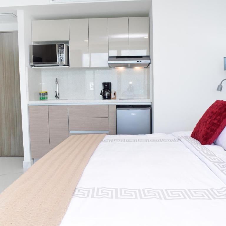 Brand new studio at the beach, sunset view - Apartamento de 1 dormitorio - 6