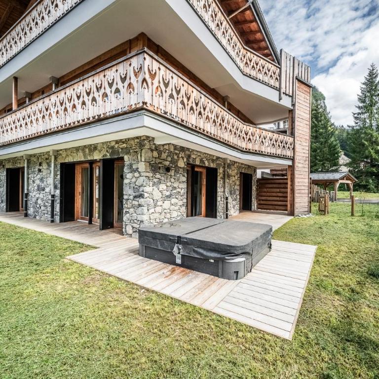 CHALET PASCAL A02 : Splendide T4 neuf avec jardin privatif et jacuzzi - Apartment - 9