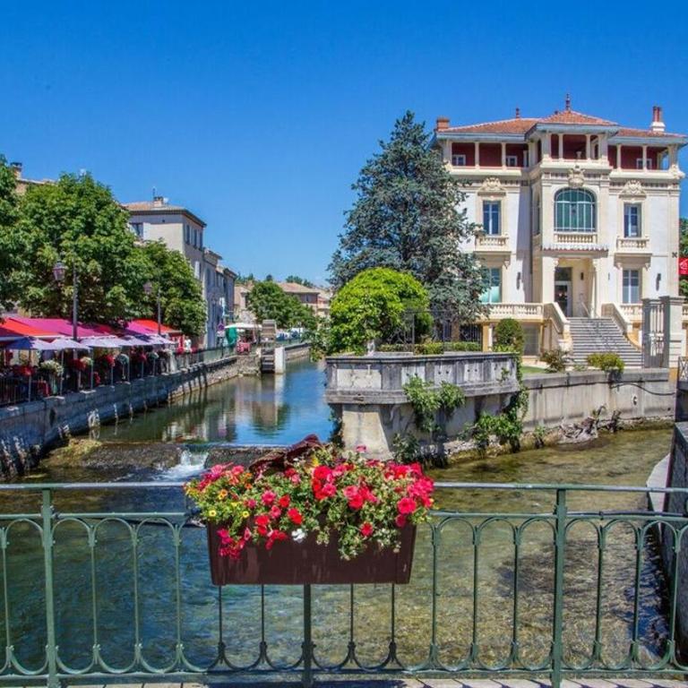 L'Isle-sur-la-Sorgue - Gîte de l'Olivier classé, climatisé, jardin, parking gratuit, centre-ville à 5 min à pied - Double Room with Park View - 19