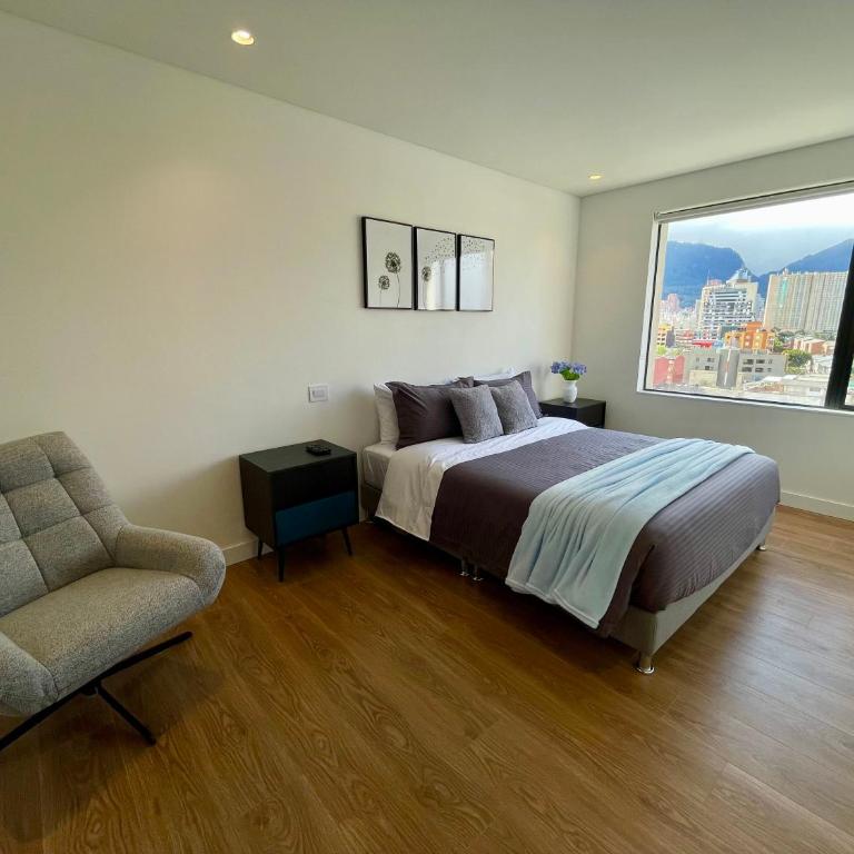 Spaceful apartment near Corferias Mountain View 3 hab- 804A - Apartamento - 4