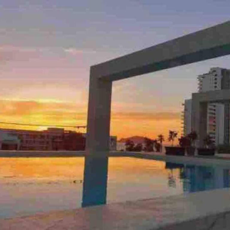 Impecable loft, terraza, alberca, cerca de playa - One-Bedroom Apartment - 3