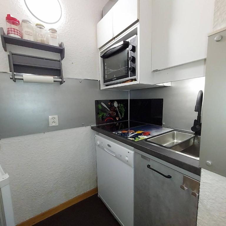 Studio cosy à Valmorel, 100m des remontées, animaux admis - FR-1-356-444 - Estudio - 7