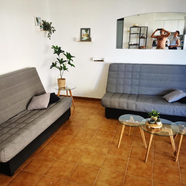 Spacieux Appartement Rose front mer et piscine - Apartamento de 1 dormitorio - 49