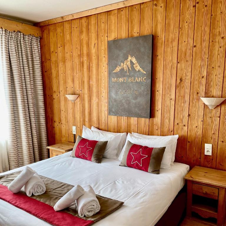Chalet Hôtel La Sapinière - Chambre Double ou Lits Jumeaux - Vue sur Mont-Blanc - 5