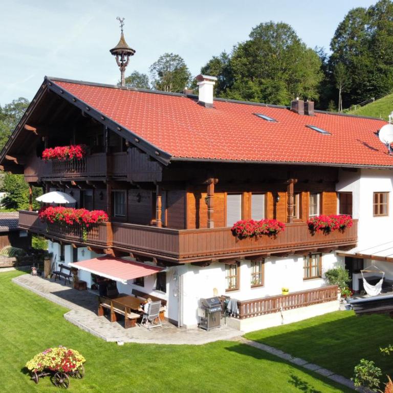 Appartement Oberschernthann - Apartment mit 2 Schlafzimmern und Terrasse - 1