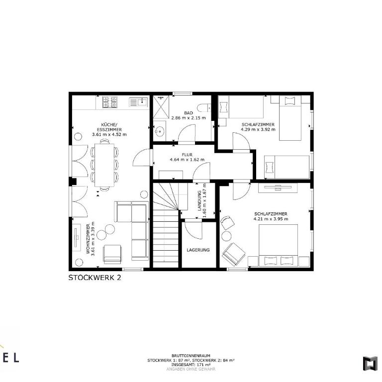 HEIMATEL - Ferienhaus Prinz-Lui - Apartment mit 2 Schlafzimmern und Balkon - 11