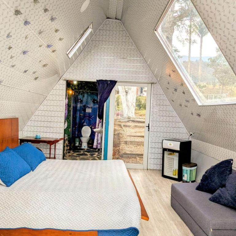 Glamping Reserva del Roble - Habitación Deluxe con cama extragrande - 9