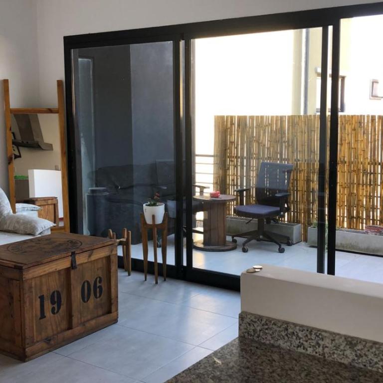 Depto con parrilla y pileta en Canning - Apartamento de 1 dormitorio - 1