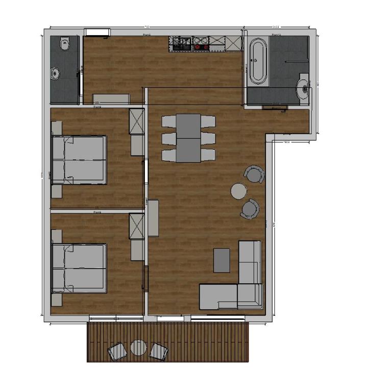 Jaga Alm - Apartment mit 2 Schlafzimmern und Seeblick - 8