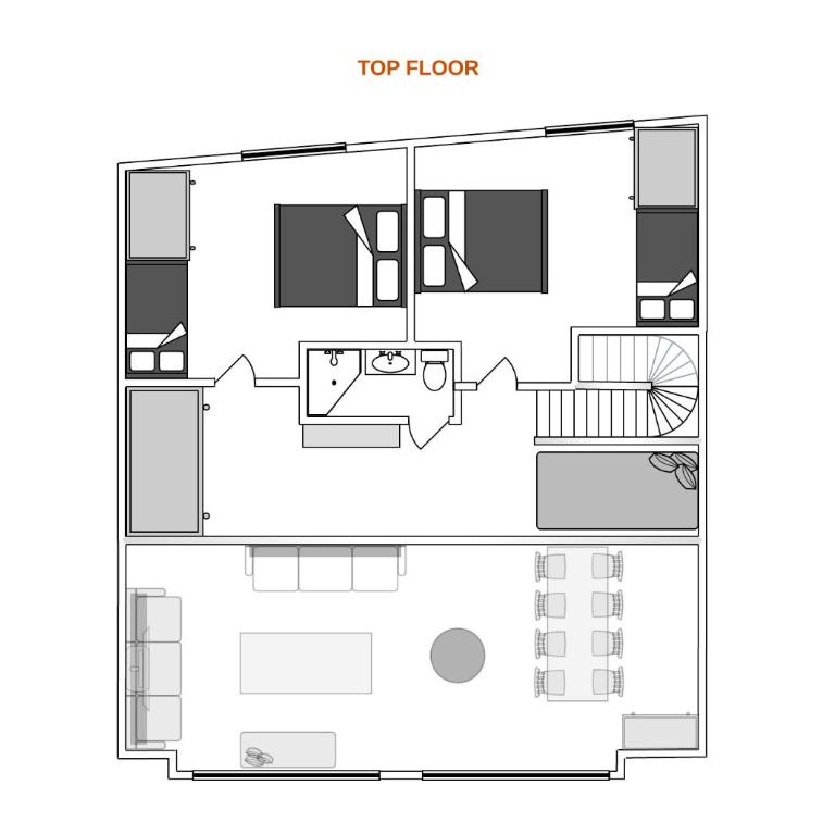 Luxurious Chalet Apartments - Chalet Serendipité - Penthouse - 17