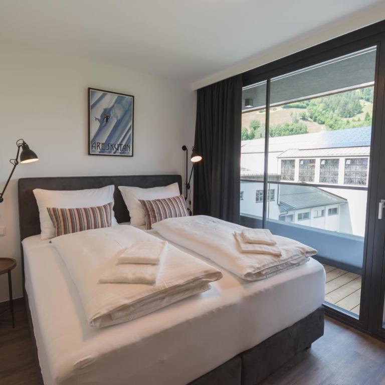 Schönblick Residence Apartments - 600m air line to AREIT gondel station - Penthouse-Apartment mit 4 Schlafzimmern und Balkon - Top 18 - 8