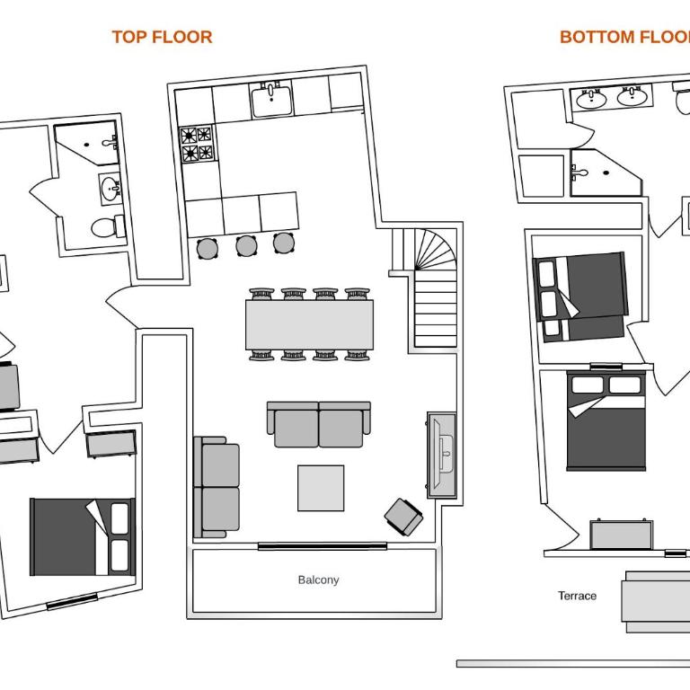 Luxurious Chalet Apartments - Chalet Serendipité - Appartement en Duplex - 10