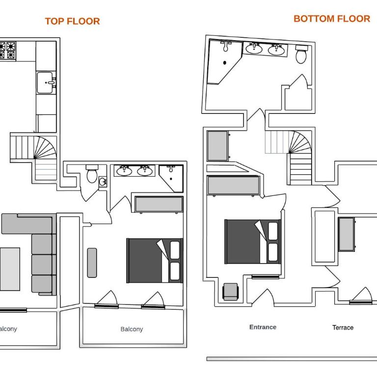 Luxurious Chalet Apartments - Chalet Serendipité - Appartement en Duplex - 15