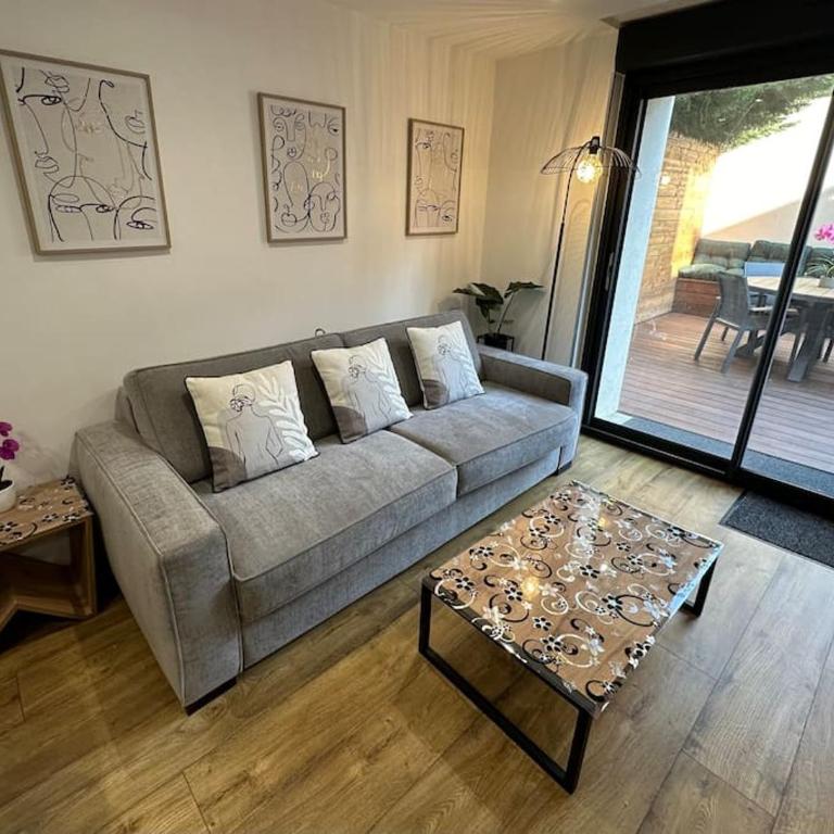 Le Briand Appartement 4étoiles Nancy Thermal Cosy avec Terrasse Wifi - Appartement 1 Chambre - 16