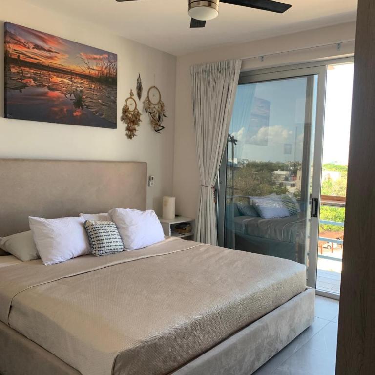 Gallery By Home Tulum - Deluxe Apartment mit 1 Schlafzimmer und Meerblick - 12