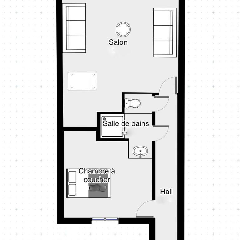 Appartement clair et lumineux au centre de Paris - Appartement 1 Chambre - 32