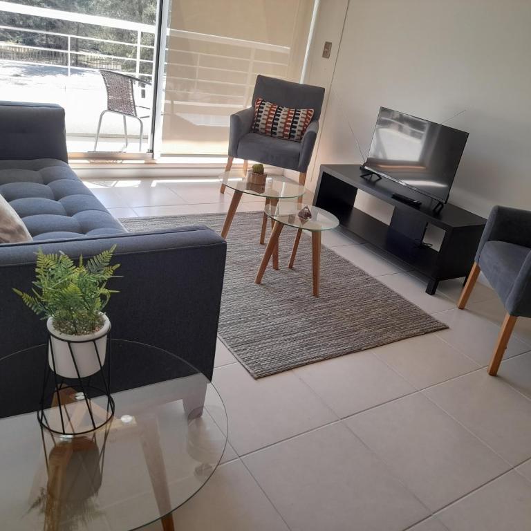 Amplio departamento Parque Mar El tabo - Three-Bedroom Apartment - 3