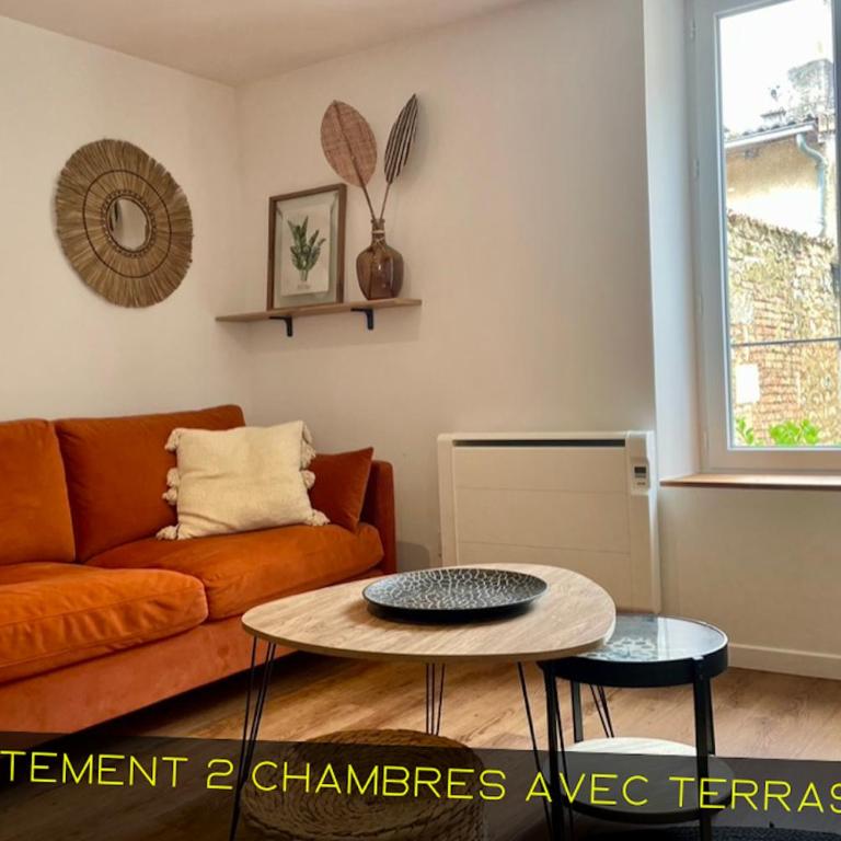 Les Appartements du Pont Joubert - Appartement 2 Chambres avec Terrasse - 11