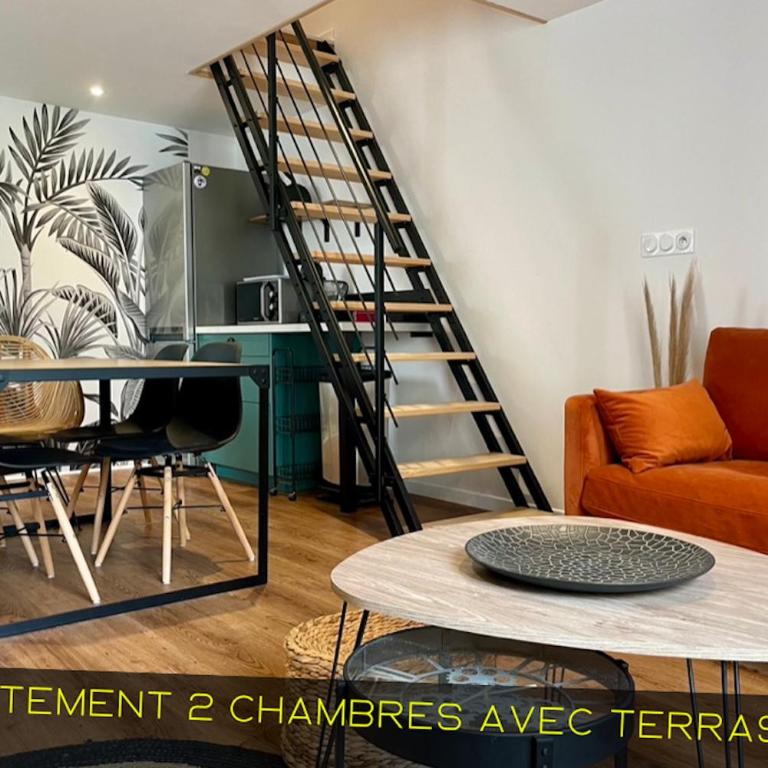 Les Appartements du Pont Joubert - Appartement 2 Chambres avec Terrasse - 8