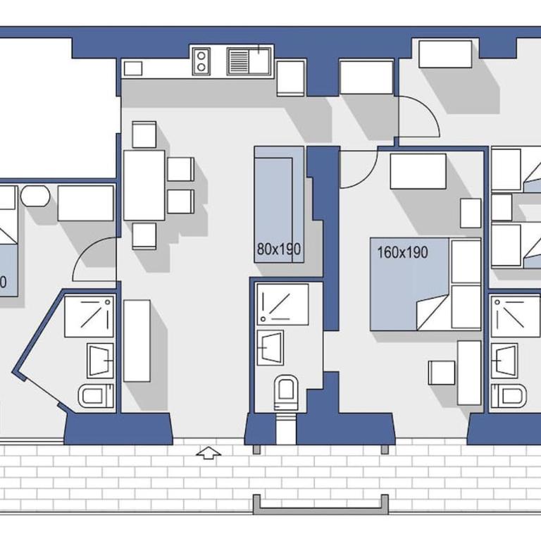 quadrilocale 3 bagni Torino centro - Appartamento con 3 Camere da Letto e con Balcone - 12