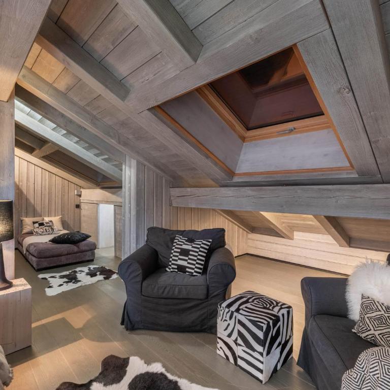 Luxueux chalet 6 chambres avec jacuzzi et home-cinéma à Megève, proche centre - FR-1-569-93 - Chalet - 9