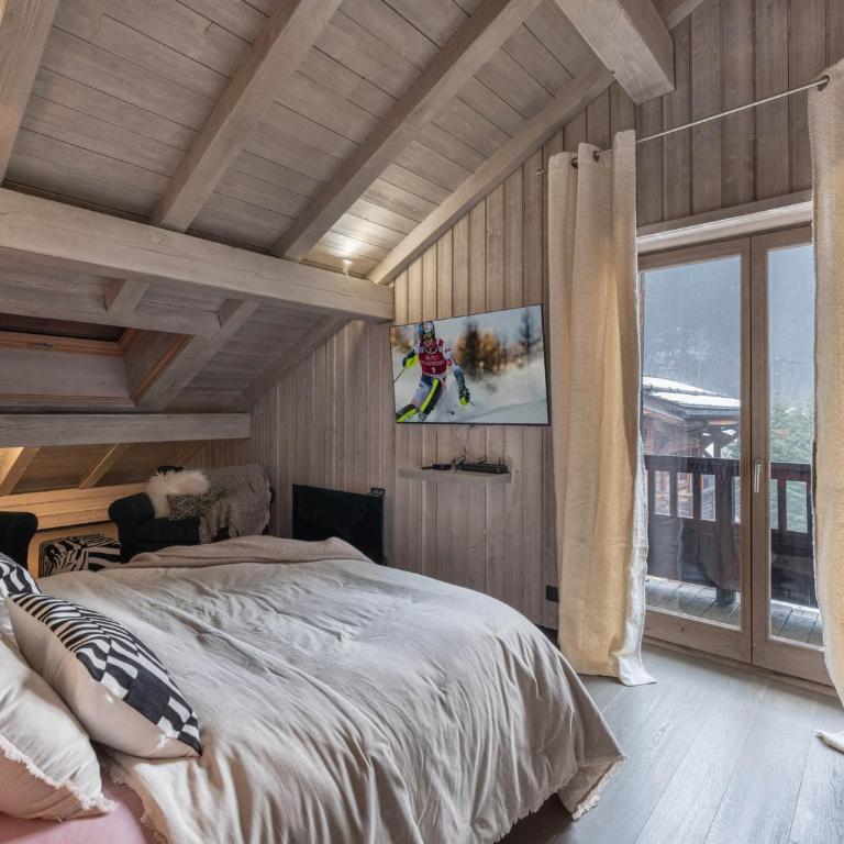 Luxueux chalet 6 chambres avec jacuzzi et home-cinéma à Megève, proche centre - FR-1-569-93 - Chalet - 10