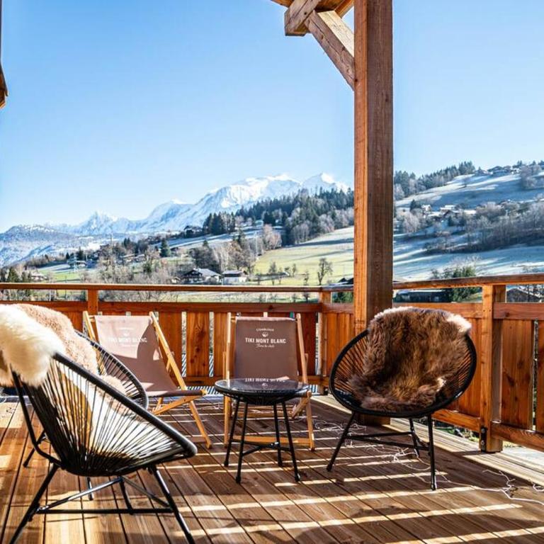Chalet Tiki avec jacuzzi, terrasse, 5 chambres - Chalet - 3