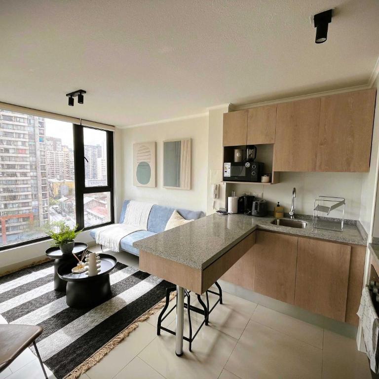 HOM I Acogedor y Luminoso Depto 1D1B 2PAX Santiago - Apartamento - 12