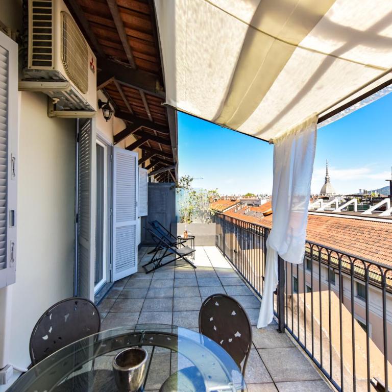 Attico centrale con vista Torino - Appartamento con 1 Camera da Letto - 7