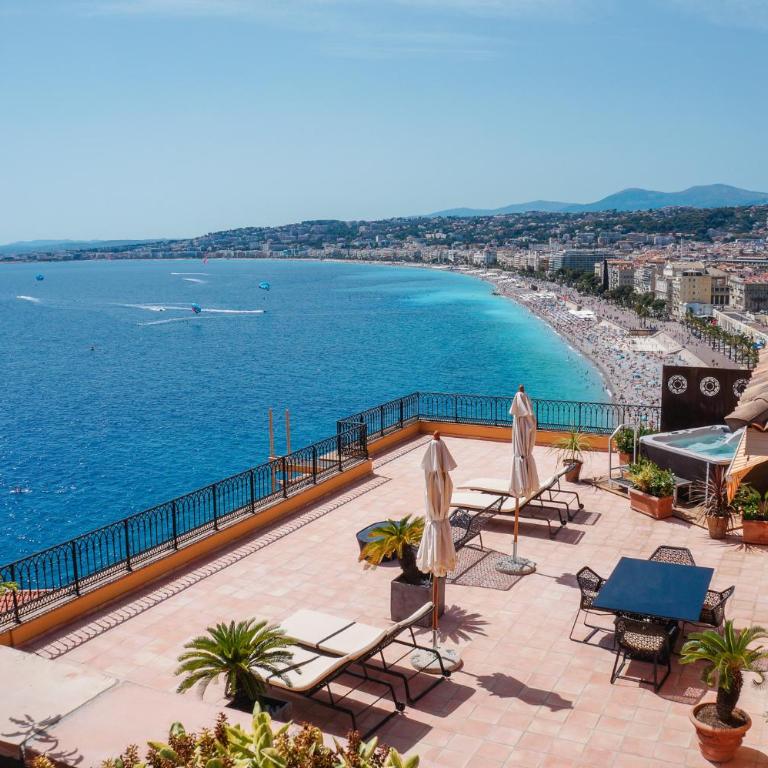 Hôtel La Pérouse Nice Baie des Anges - Suite Méditerranée - Vue sur Mer - 11