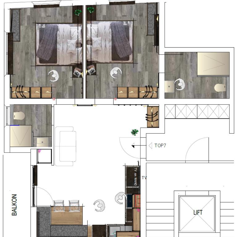 Bergkristall Ladis - Apartment with Balcony - 1