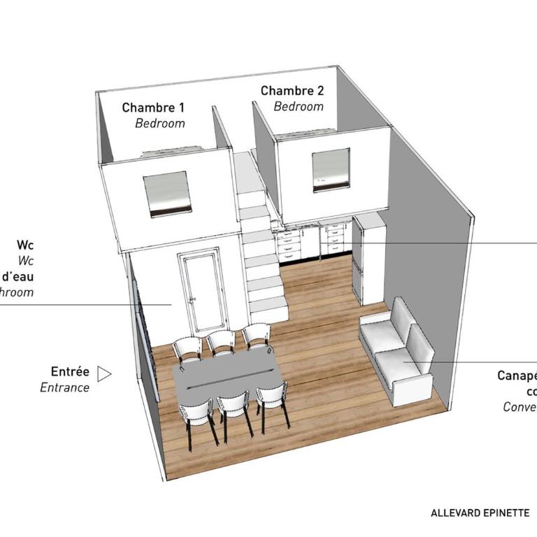 L'Epinette - Gîte de groupe et salle de réception - Appartement 2 Chambres - 2