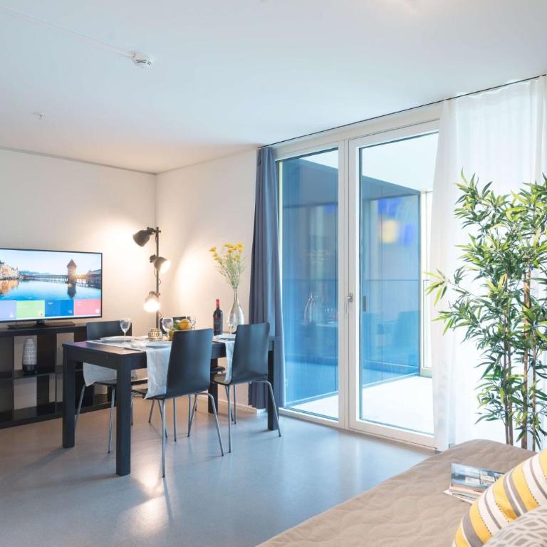HITrental Allmend Comfort Apartments - Apartment H mit 1 Schlafzimmer und Balkon - 1