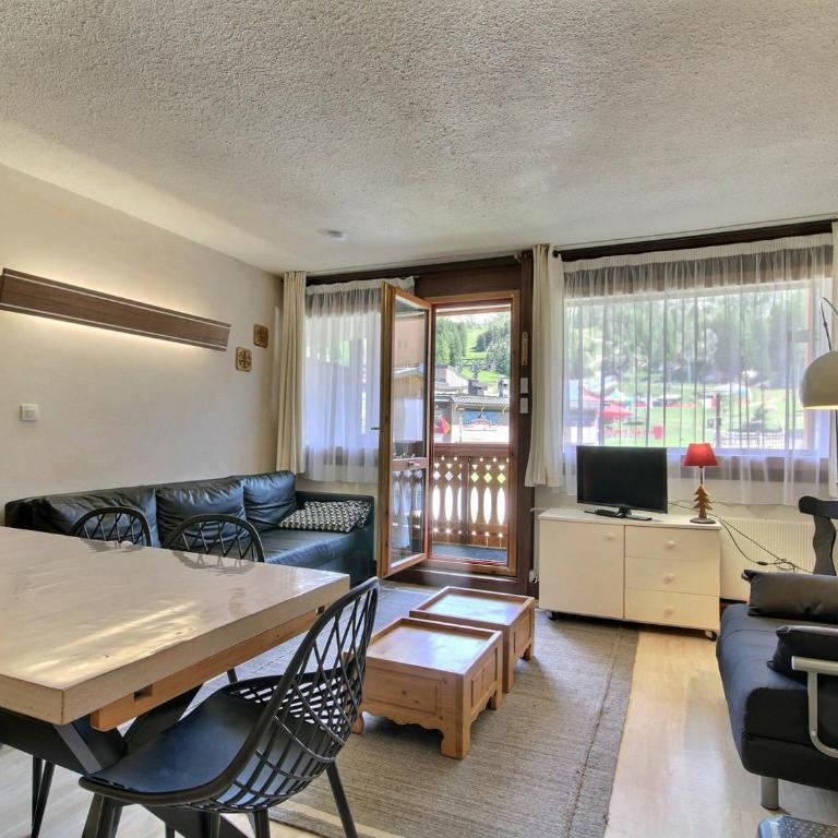Appartement rénové 3 pièces, 7/8 pers, au pied des pistes avec balcon, La Plagne - Two-Bedroom Apartment - 10