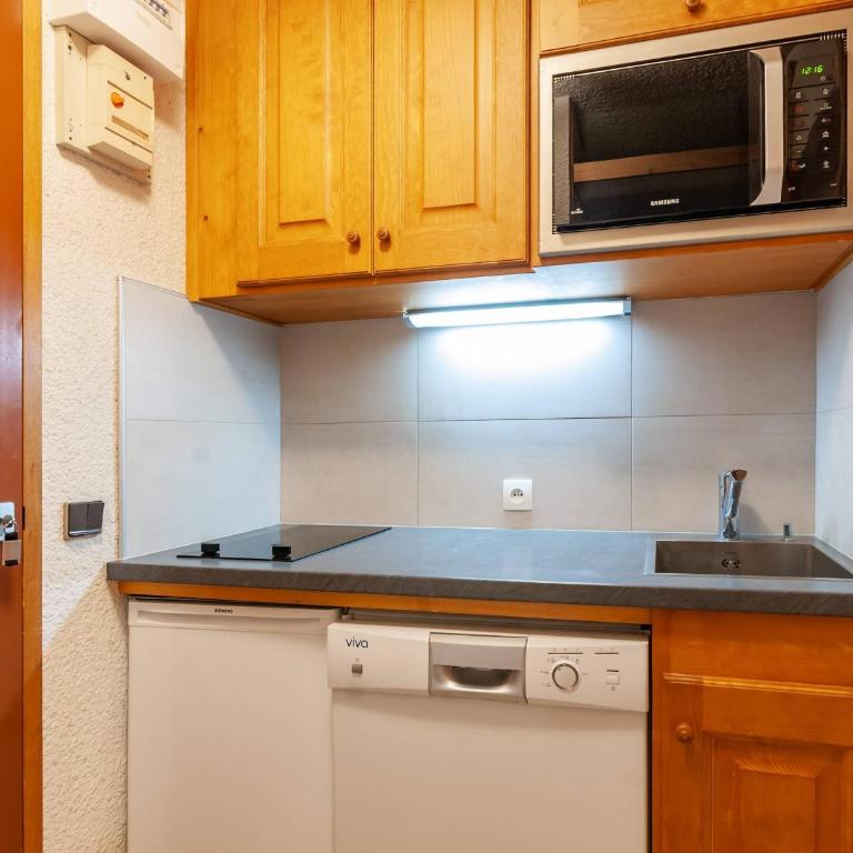 Studio ski-in/ski-out, balcon, divisible, Laitelet - FR-1-355-26 - Studio - 7