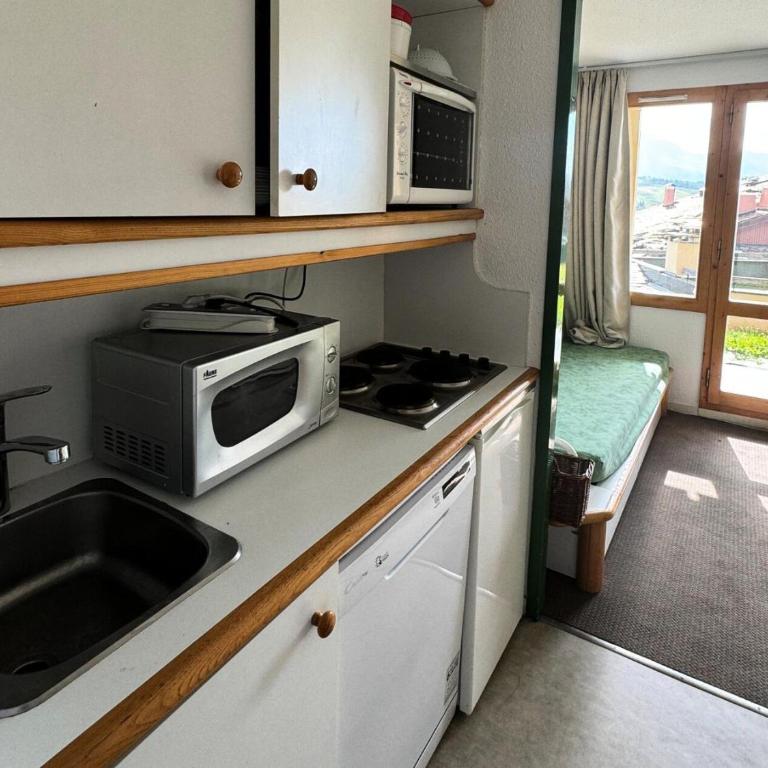 Résidence Andromede - Studio fonctionnel avec balcon · Accès direct aux pistes · Vue pistes MAE-7135 - Studio - 5